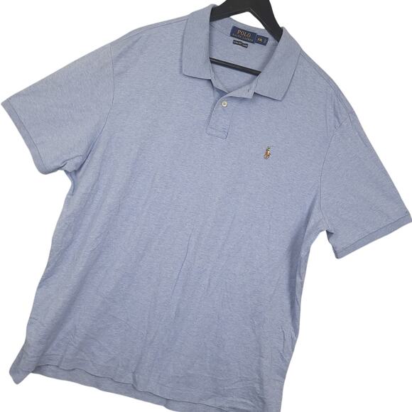 Polo Ralph Lauren Other - Polo Ralph Lauren Mens Short Sleeve Polo Shirt Sz XXL Flesh Pony Pima Soft Touch